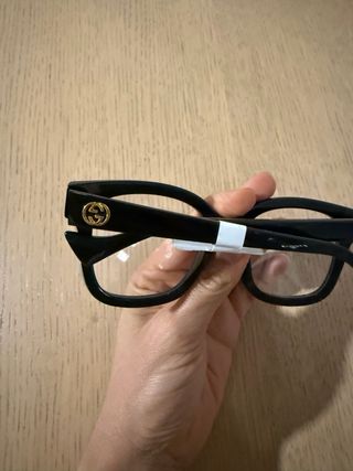 Montura de gafas Gucci negra