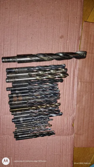 Lote de brocas para taladro