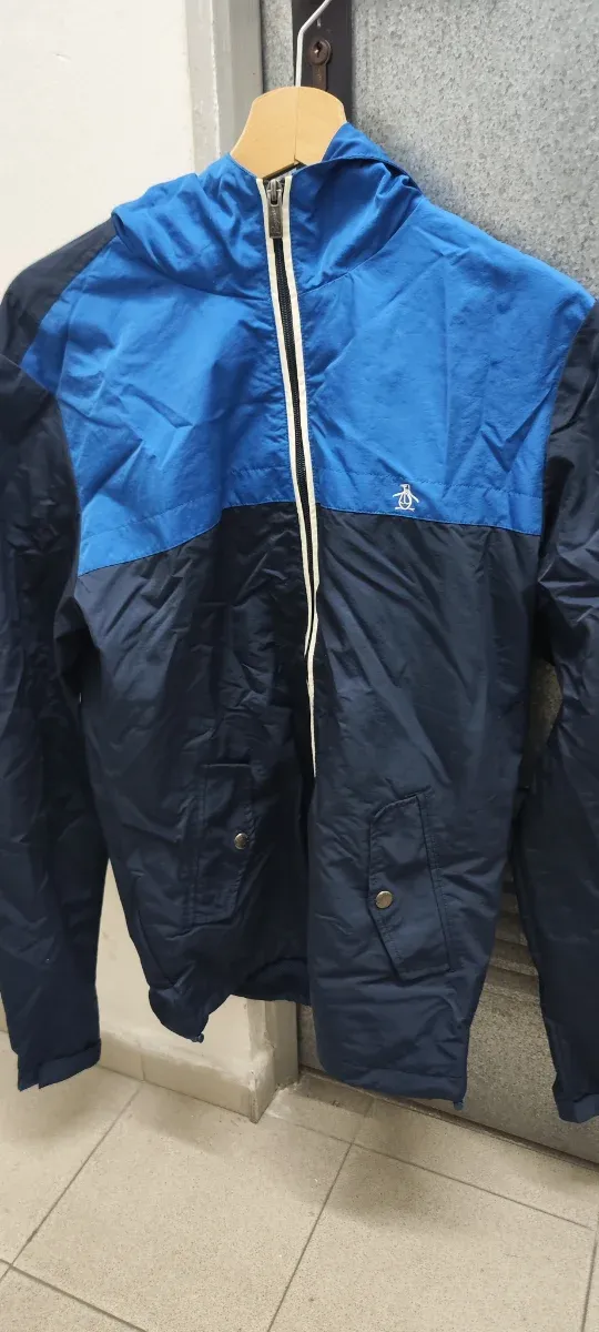 Cortavientos Penguin Hooligan Azul Marino