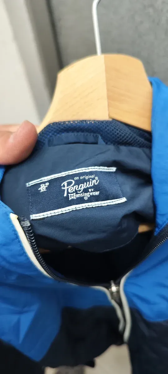 Cortavientos Penguin Hooligan Azul Marino