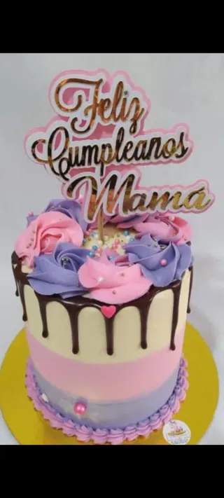 Pastel de cumpleaños Feliz Cumpleaños Mama