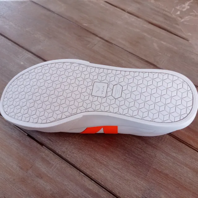 Zapatillas Veja Hombre Talla 43 Naranja/Blanco