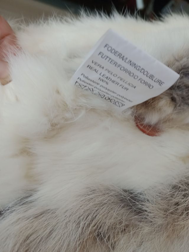 Cappotto in pelliccia naturale