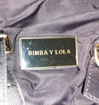 Bolso Bimba y Lola Negro y Dorado