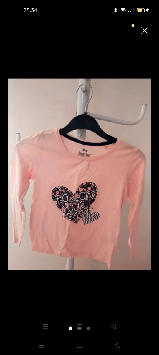 Camiseta niña 4-6 años corazón Follow Your Heart