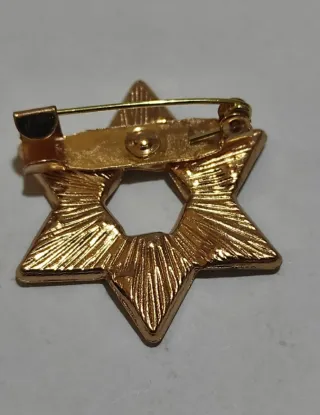 Estrella de David con diamantes