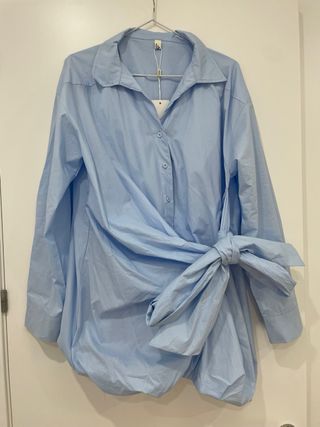 Vestido globo manga larga S nuevo