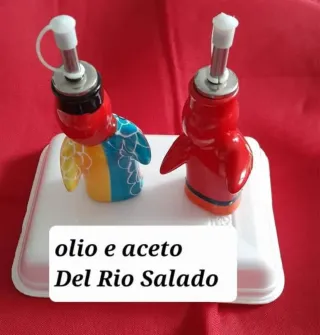 Set Olio Aceto Ceramica Del Rio Salado