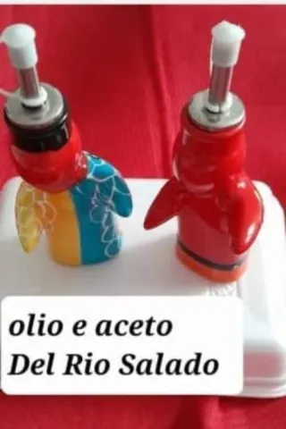 Set Olio Aceto Ceramica Del Rio Salado