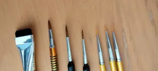 Juego de 7 pinceles 