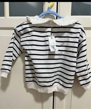 Camiseta y gorro rayas blanco y negro