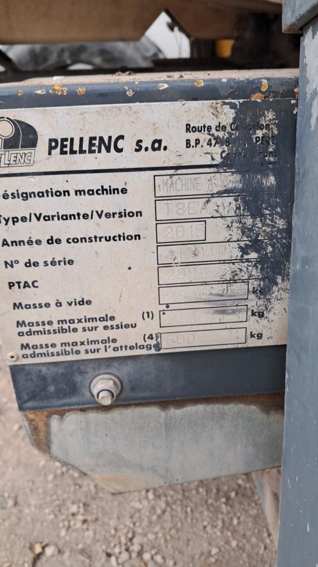 Vendimiadora Pellenc 8015