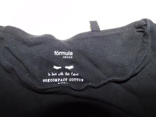 Body negro tirantes Formula Joven