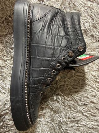 Philipp Plein Scarpe Uomo Nere