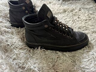 Philipp Plein Scarpe Uomo Nere