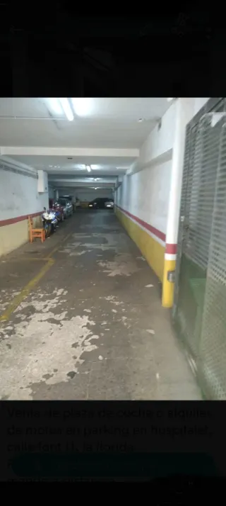 Plaza de garaje para moto