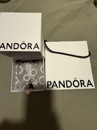 Pulsera Pandora Plata y Charm