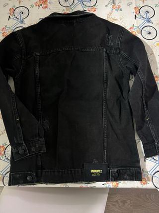 Chaqueta vaquera Zara niño negra Talla S