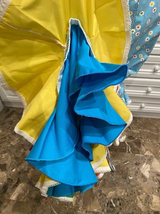Vestido de flamenca dos piezas