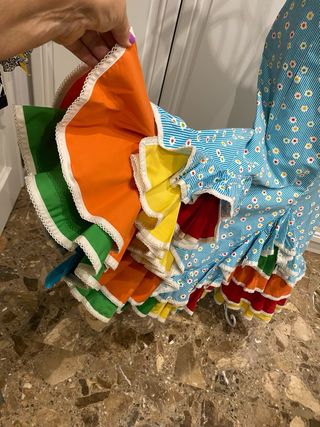 Vestido de flamenca dos piezas