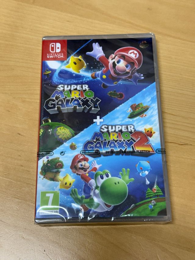 Super Mario Galaxy 1 & 2 Switch PRECINTADO +Poster