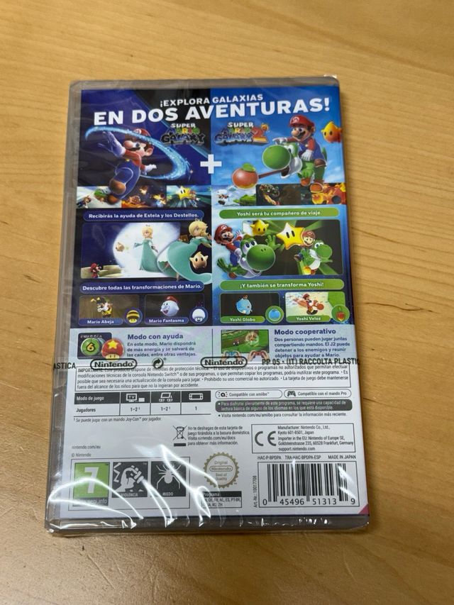 Super Mario Galaxy 1 & 2 Switch PRECINTADO +Poster