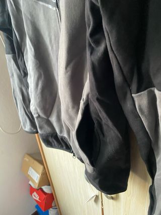 Chaqueta Nike Hombre Negra y Gris