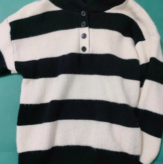 Jersey rayas blanco y negro