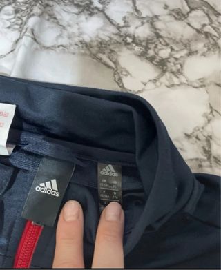 Adidas Tuta Bambino Blu e Rossa 15 anni 