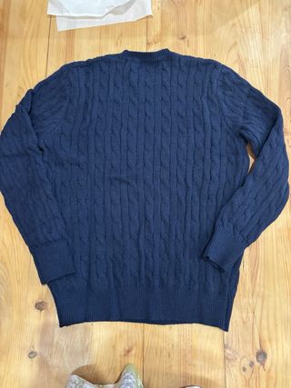 Jersey Polo Ralph Lauren Azul Cable Knit