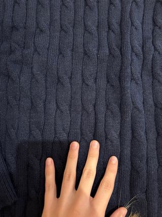 Jersey Polo Ralph Lauren Azul Cable Knit