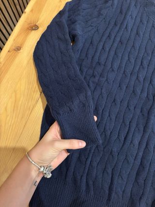 Jersey Polo Ralph Lauren Azul Cable Knit