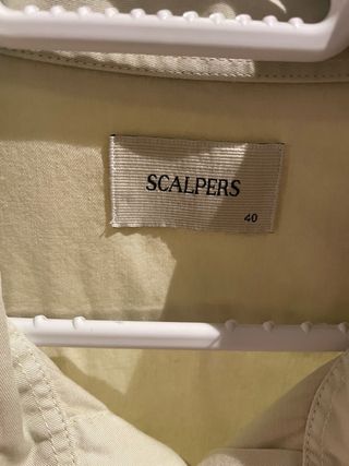 Camisa Scalpers Talla 40 Verde Oliva sin estrenar 