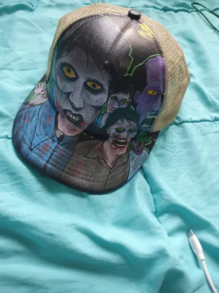 Gorra personalizada pintada a mano