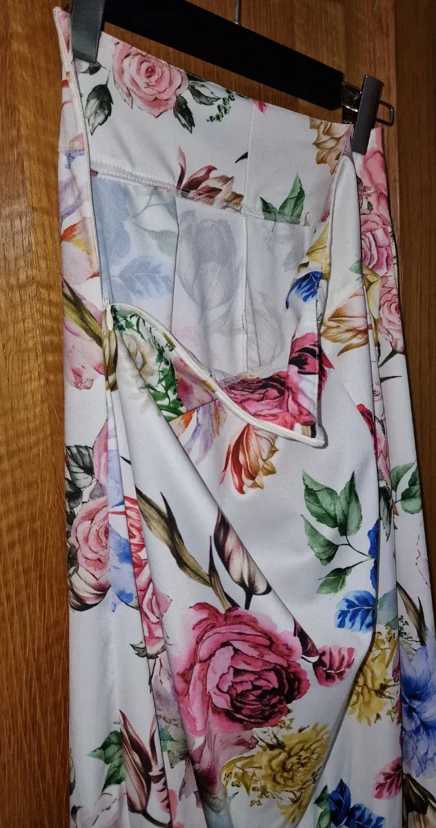 Falda Larga Estampada Talla S-M Mujer