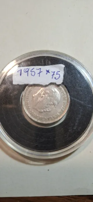 Moneda 5 Pesetas 1957