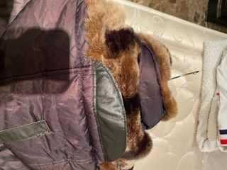 Abrigo parka caballero marron 