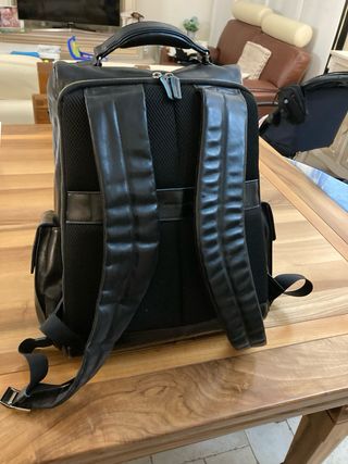 Zaino Piquadro Pelle Nero Porta PC