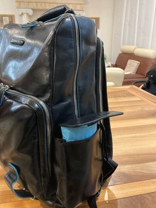 Zaino Piquadro Pelle Nero Porta PC