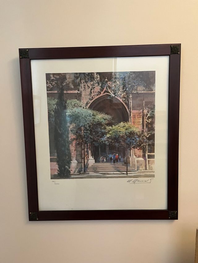 Litografía firmada y numerada