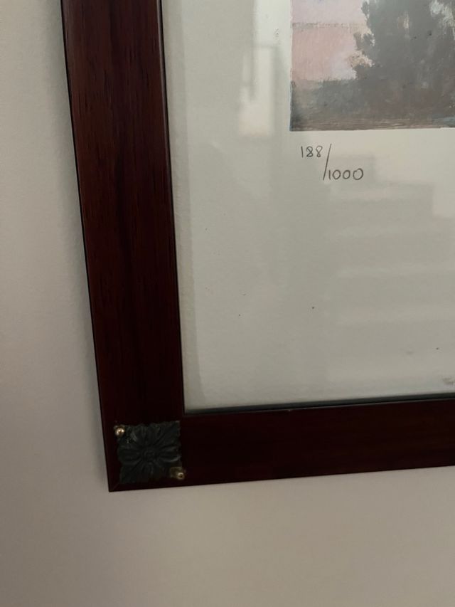 Litografía firmada y numerada