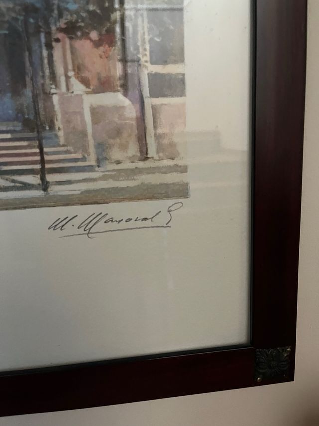 Litografía firmada y numerada