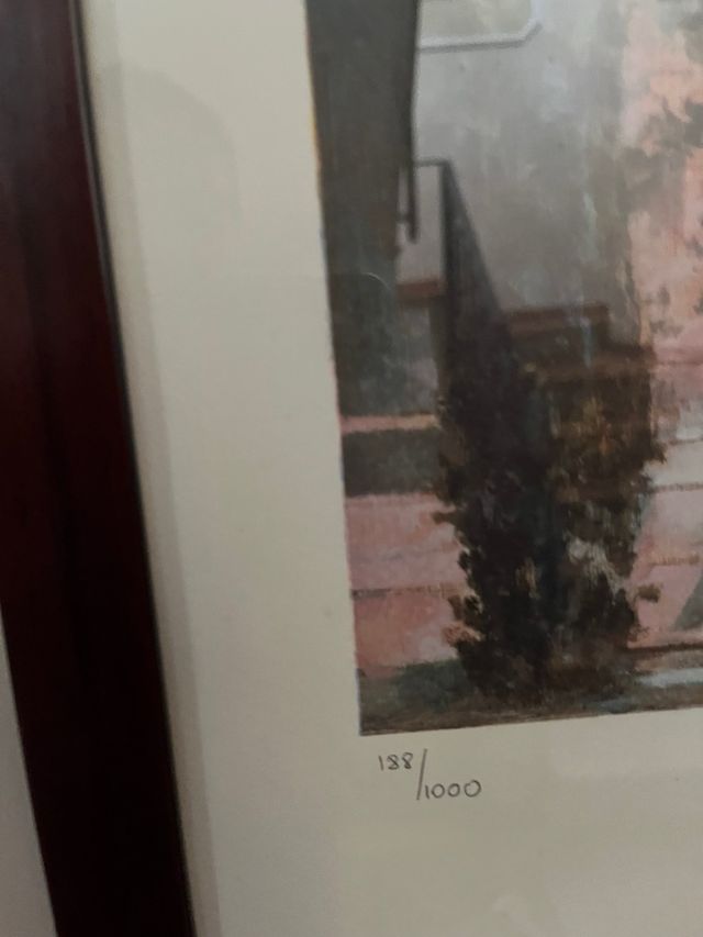 Litografía firmada y numerada