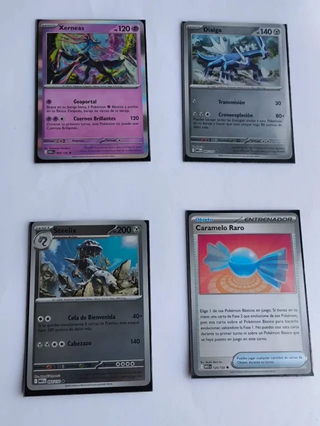 Lote Cartas Pokémon Xerneas, Dialga, Steelix