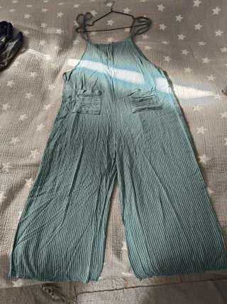 Mono pantalón palazzo rayas