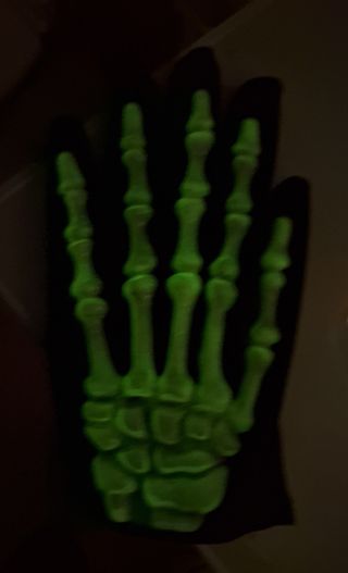 Guantes Esqueleto Halloween Fluorescentes 