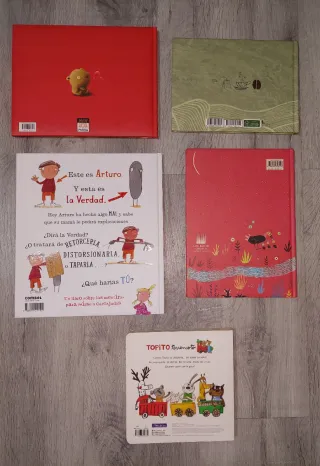 Libros infantiles de lectura.
