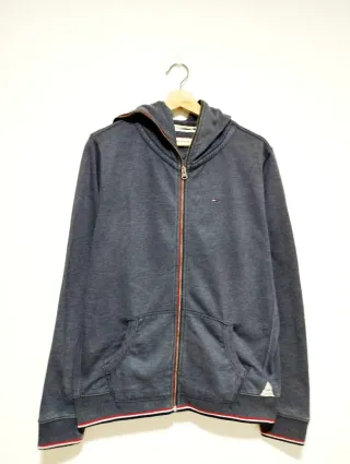 Sudadera con capucha Tommy Hilfiger gris