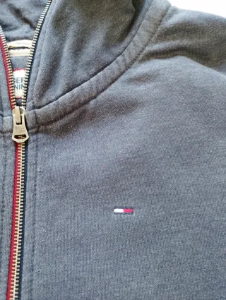 Sudadera con capucha Tommy Hilfiger gris