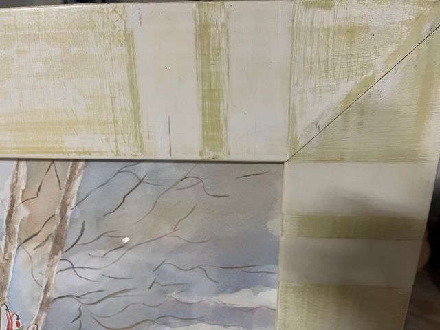 Acuarela enmarcada artista local